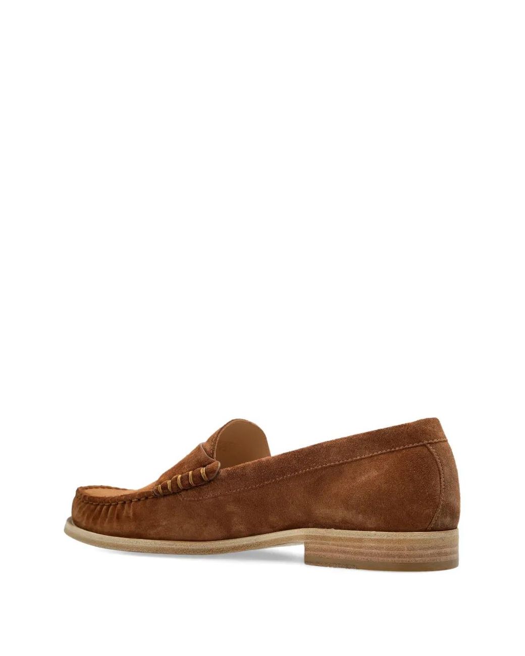 Stuart Weitzman Brown Lottie Loafers