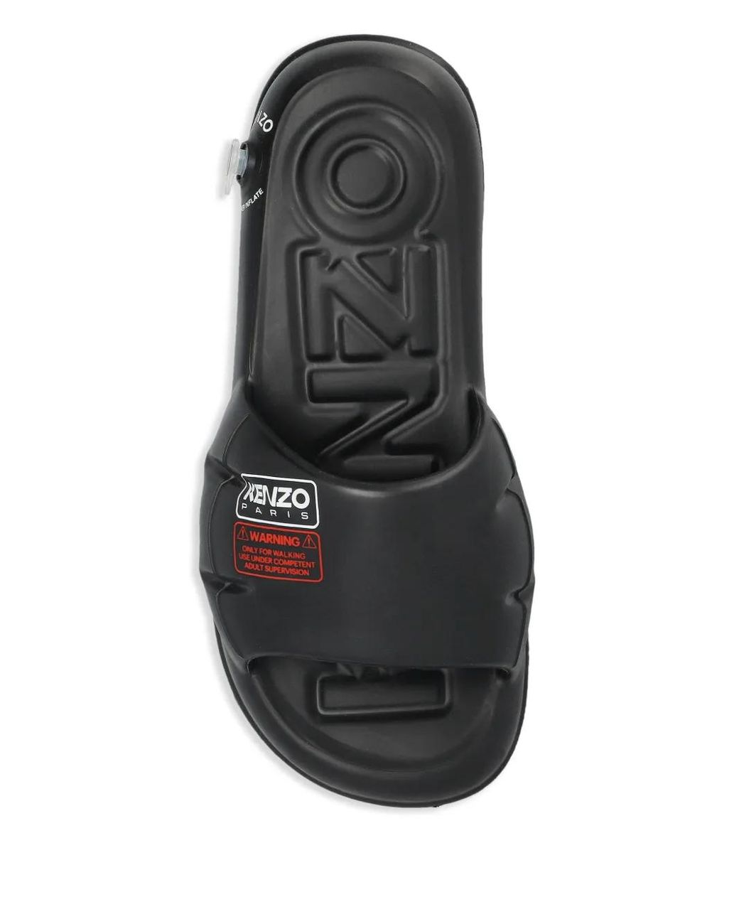 KENZO Pantoletten Mit Logo-Print in Black für Herren