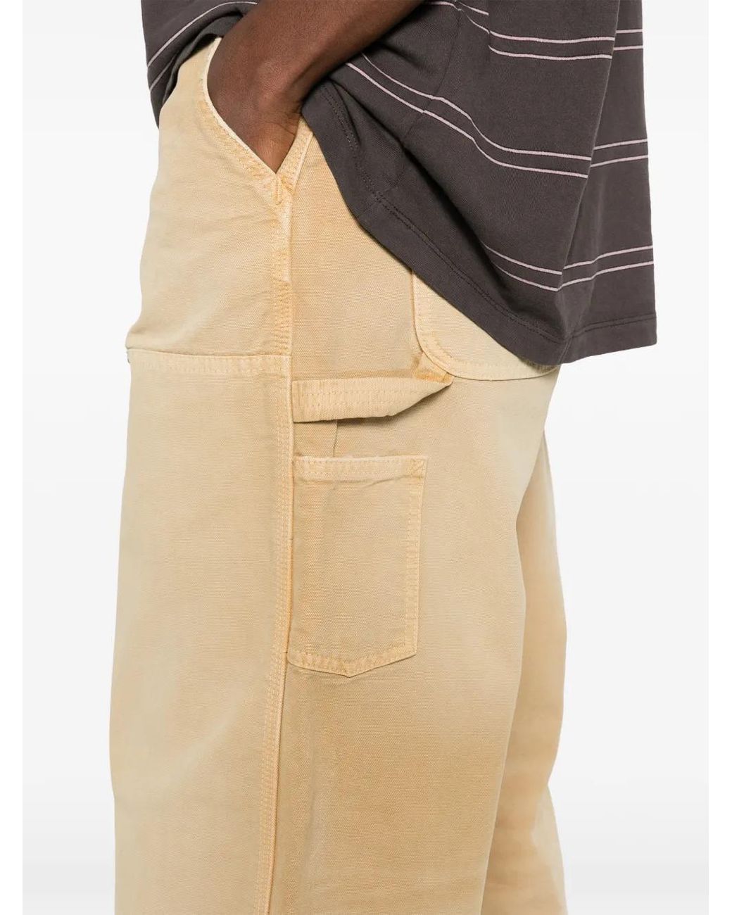 Carhartt White Brandon Double Knee Jeans