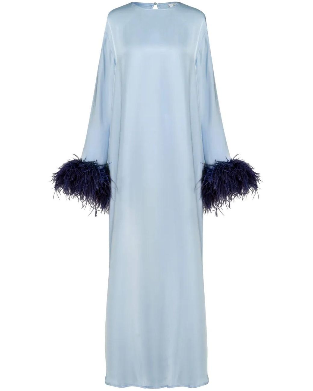 knee length dresses for ladies Suzi Maxi Dress with Detachable Feathers in Pink – Sleeper main image 1