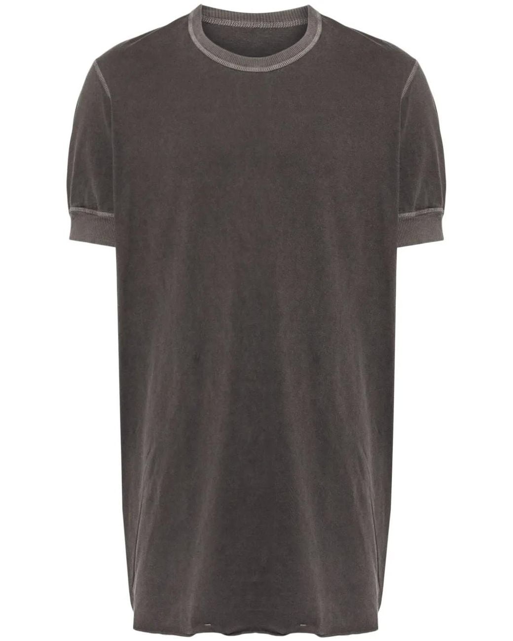 Boris Bidjan Saberi Gray Round-Neck T-Shirt for men