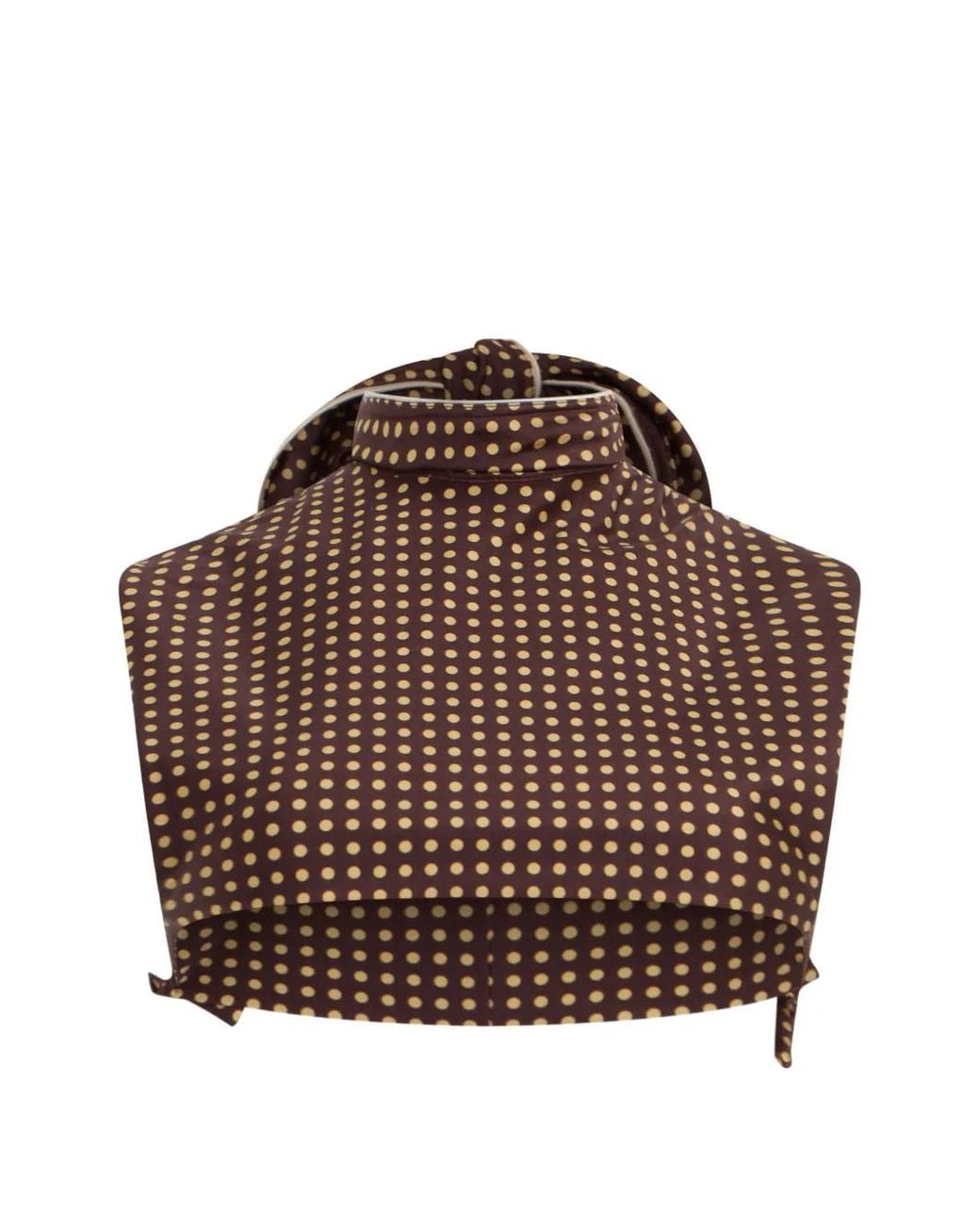 Philosophy Di Lorenzo Serafini Brown Polka-Dot Blouse