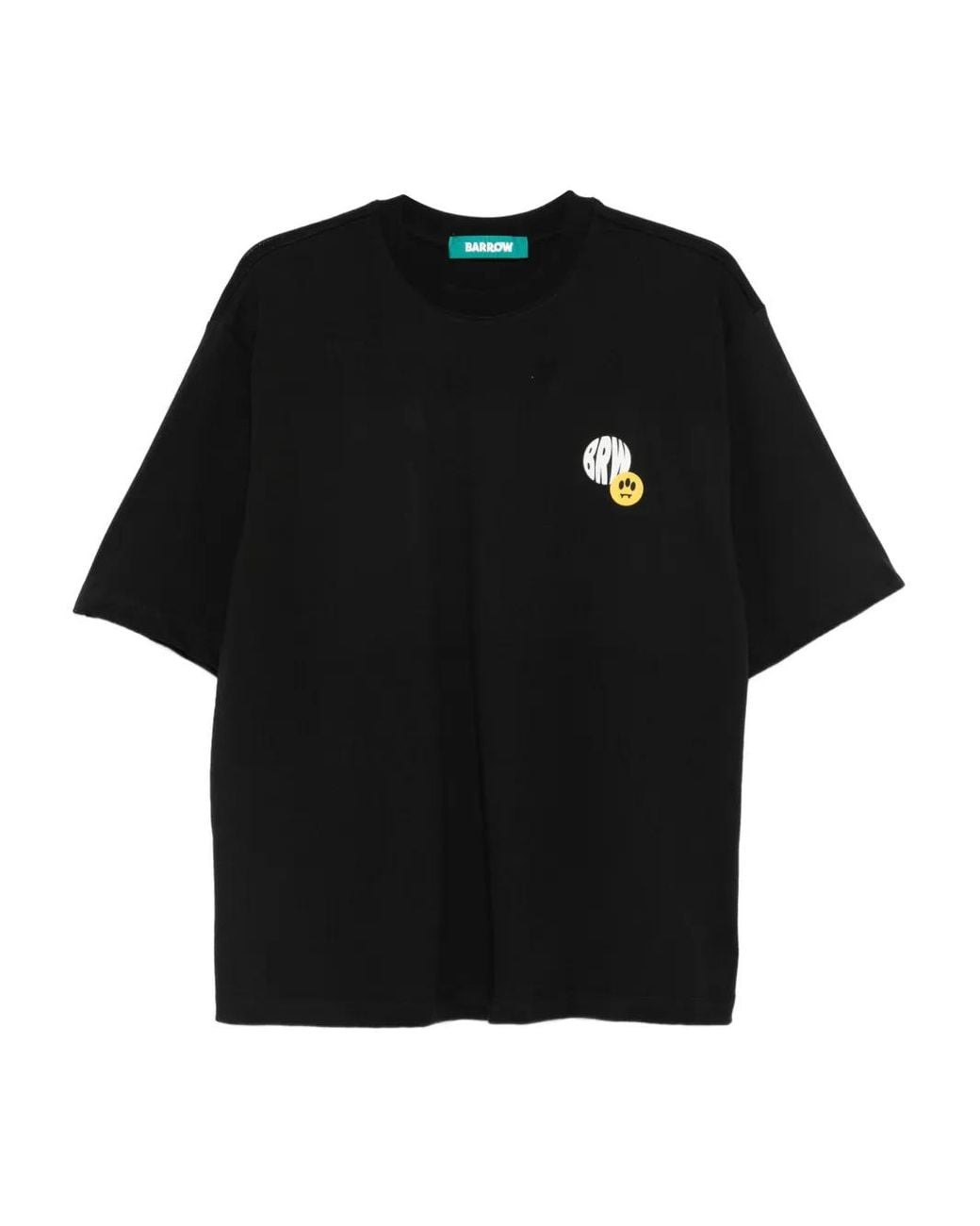 Barrow Black Graphic-Print T-Shirt