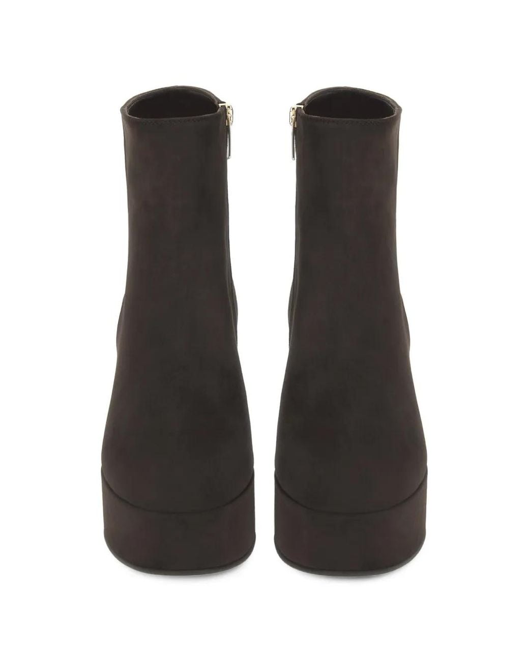 Gianvito Rossi Black Sally Platform Ankle Boots