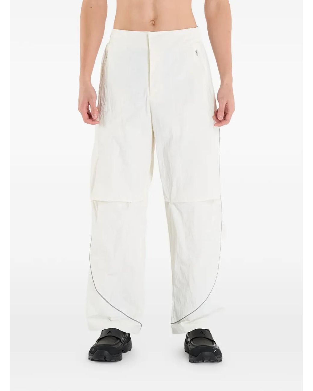 Adidas White Airdrome Shield Panelled Trousers