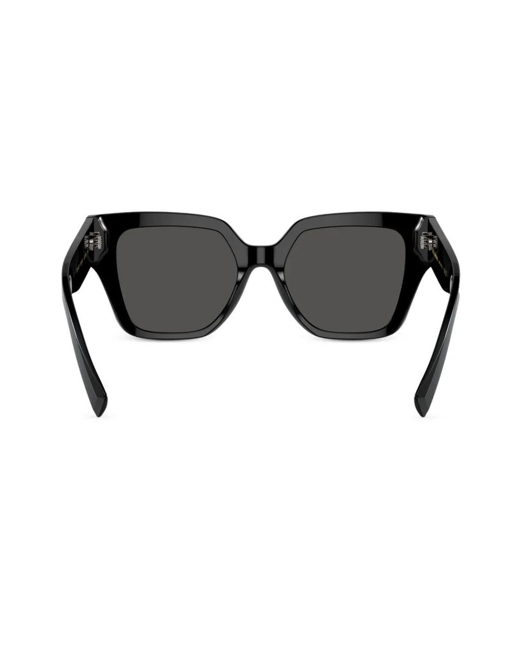 Dolce & Gabbana Black Transparent Square-Frame Sunglasses
