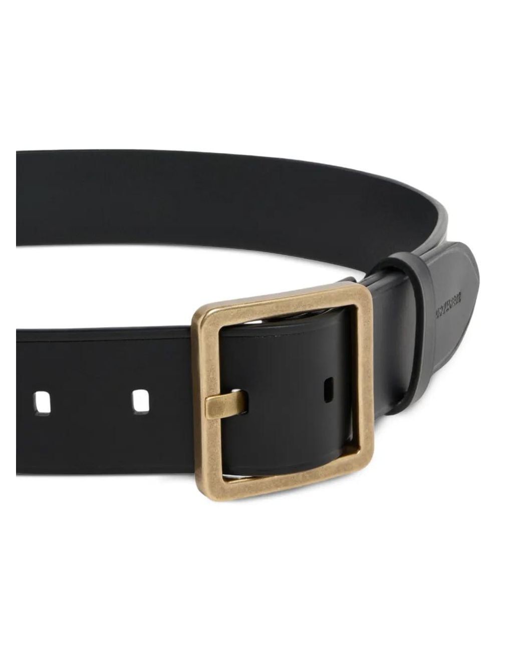 DSquared² Black Twin-Buckle Belt