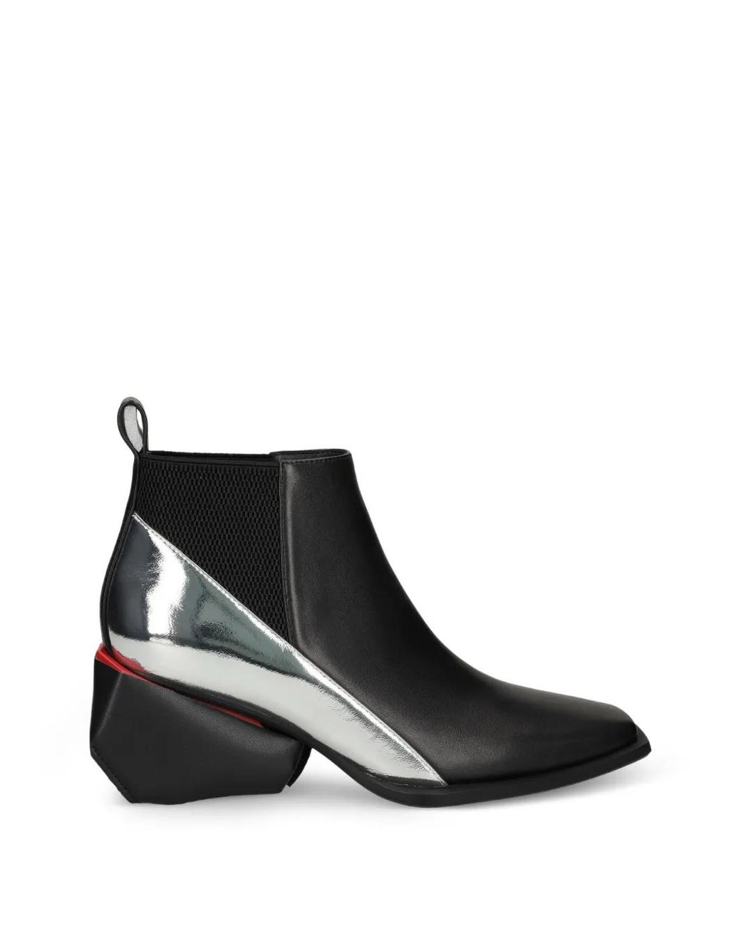 United Nude Black Ricky Mid Ankle Boots