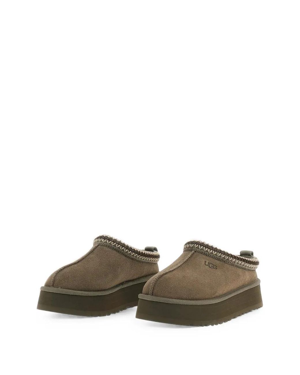 Ugg Brown Tazz Ii Suede Clogs