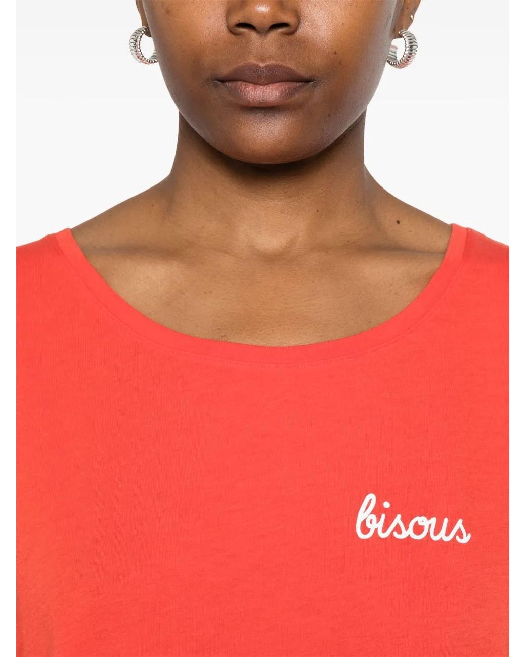 Juvia Red Cotton T-Shirt