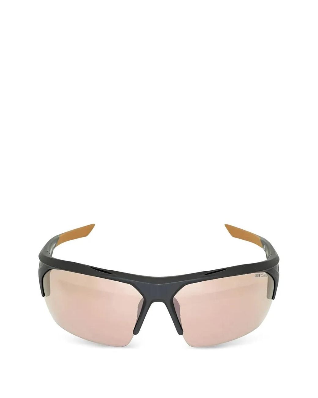 Nike Black Terminus Geometric-Frame Sunglasses for men