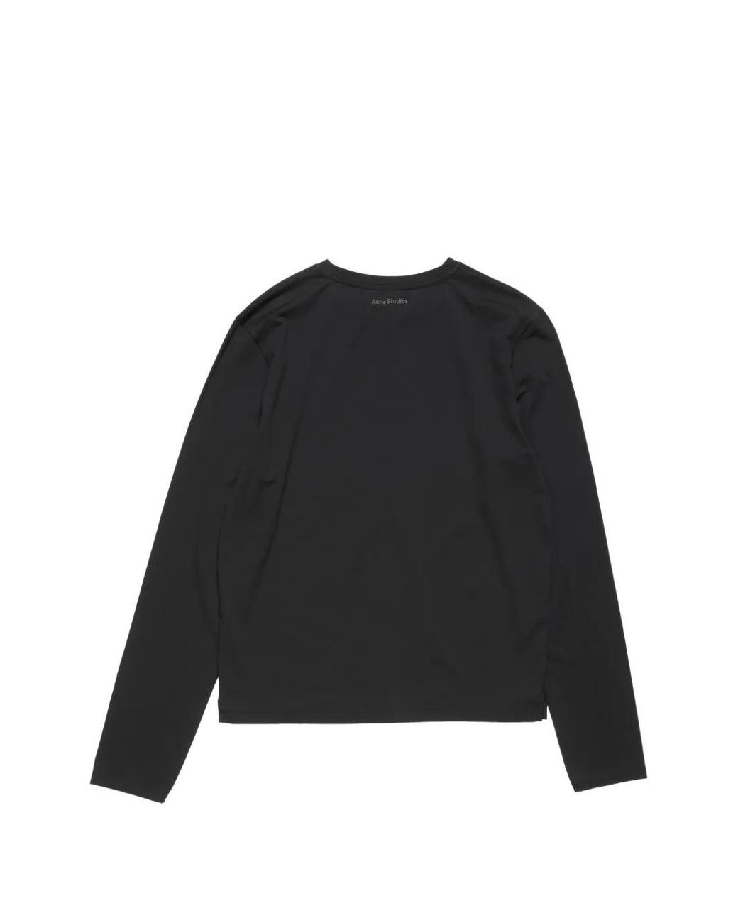 Acne Black Face Logo T-Shirt