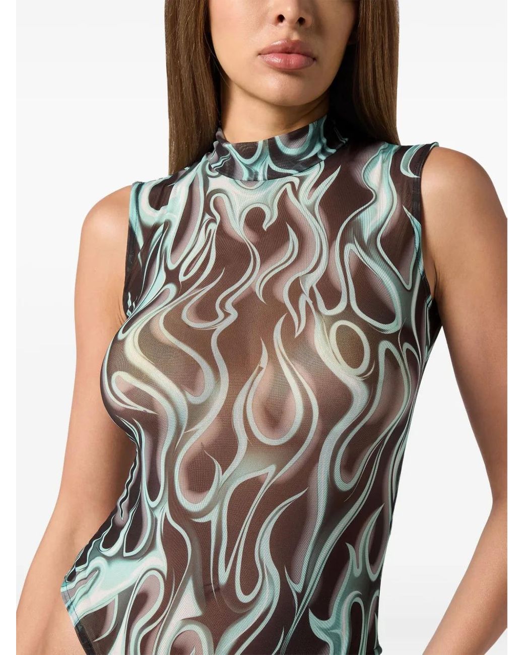 Body Flame Philipp Plein de color Green