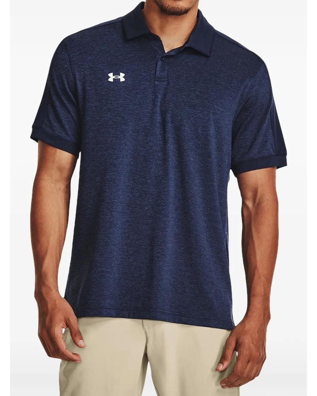 Under Armour Blue Trophy Level Polo Shirt for men