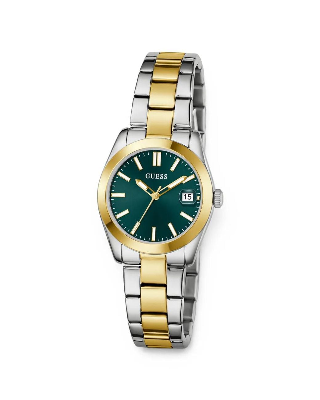 Guess Blue 2-Tone Date Watch