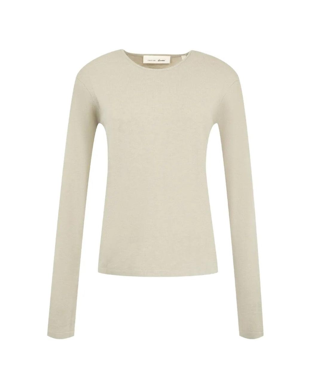 Fear Of God White Soft Knit Slim Longsleeve T-Shirt
