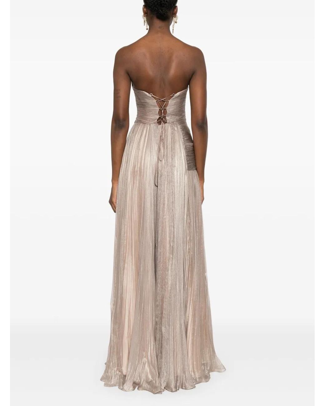 IRIS SERBAN Natural Alanna Maxi Dress