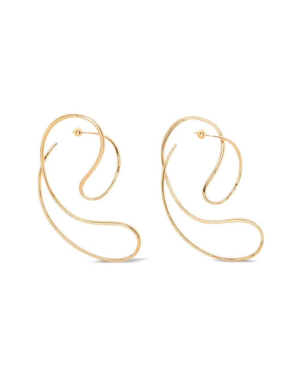 Pendientes Con Bolas Colgantes Panconesi de color White