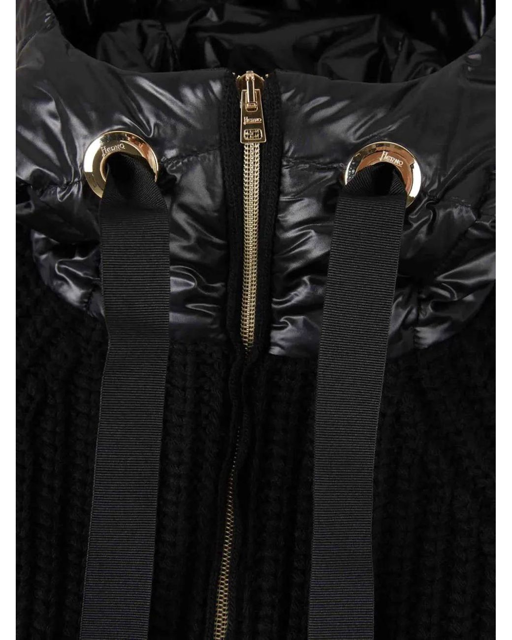 Herno Black Wool Jersey