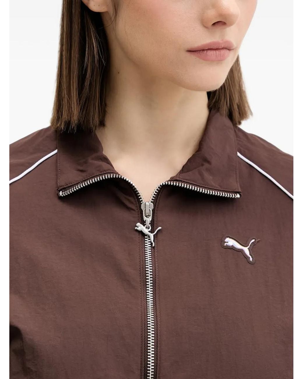 PUMA Brown T7 Balloon Jacket