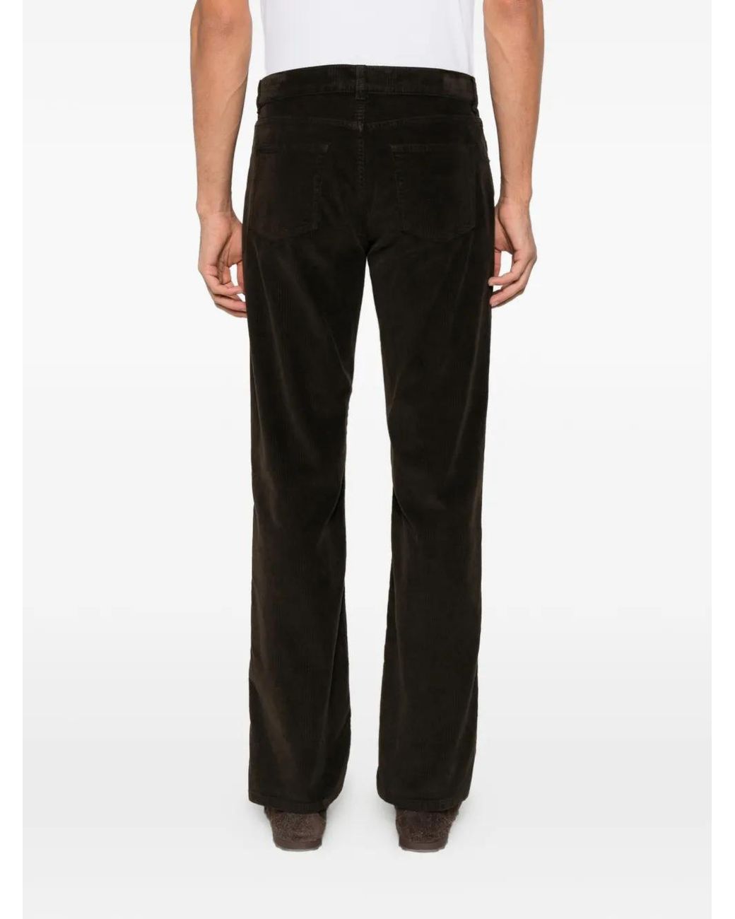 The Row Black Valentin Corduroy Trousers for men