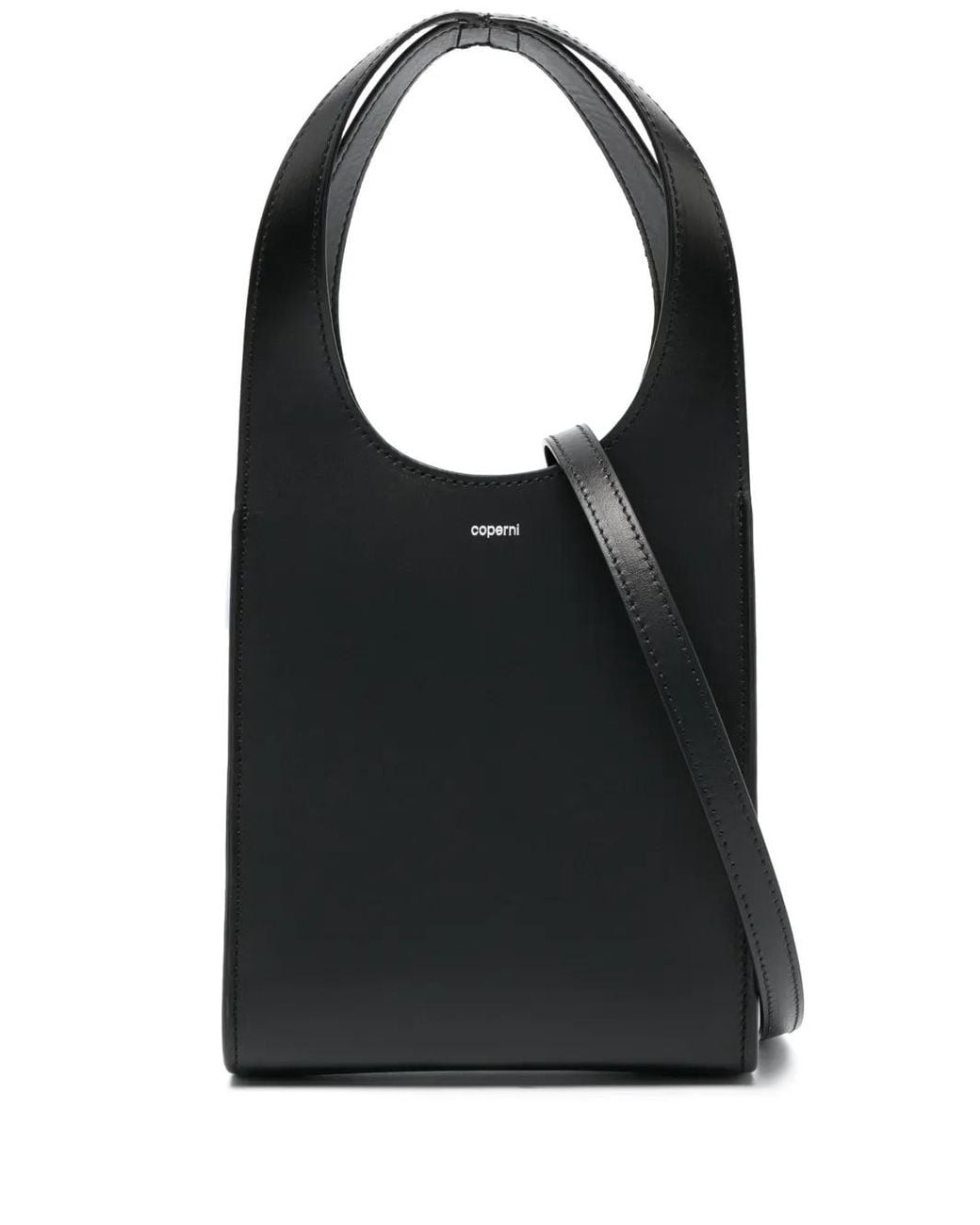 Coperni Black Mini Swipe Tote Bag