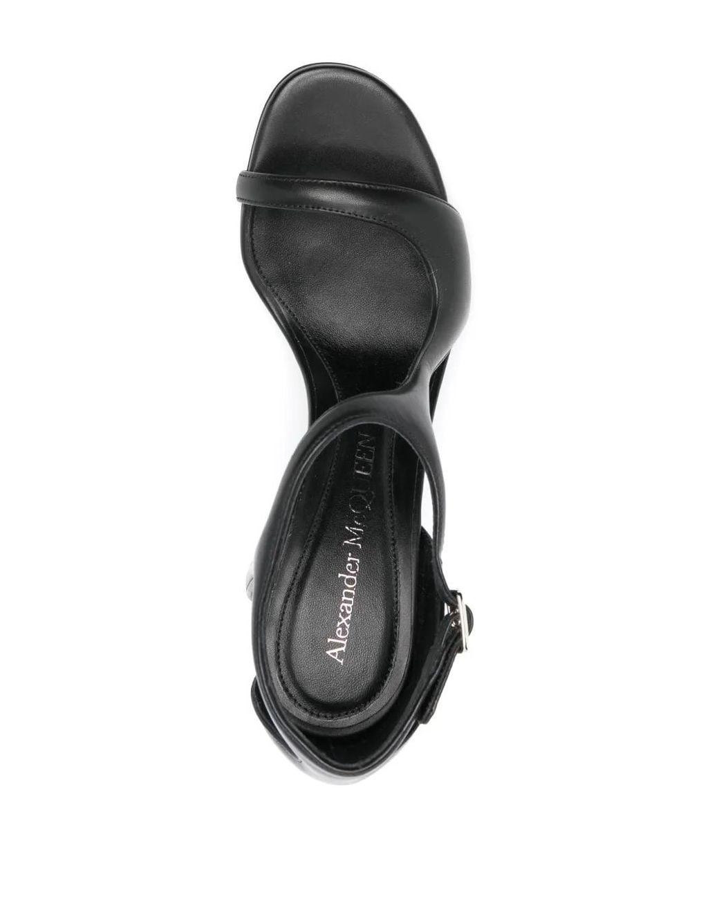 Alexander McQueen Black Heeled Sandals