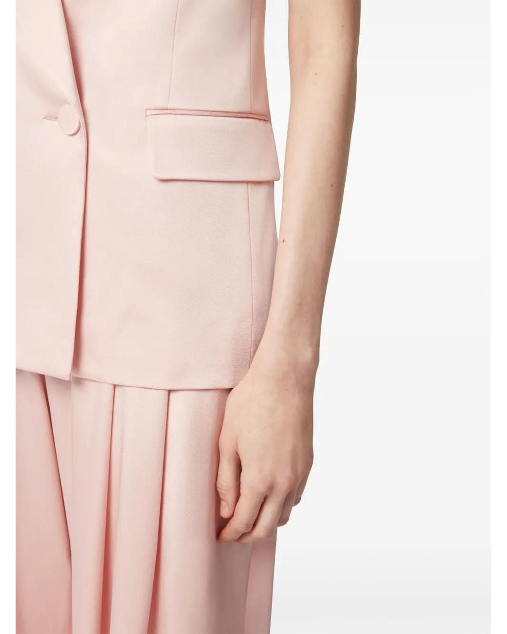 Nina Ricci Pink Double-Breasted Vest