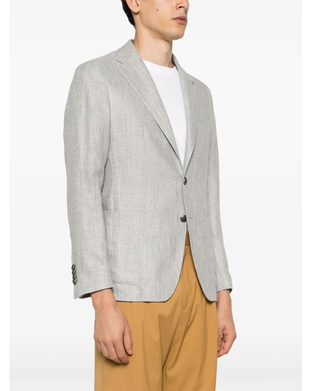 Tagliatore Gray Montecarlo Jacket for men