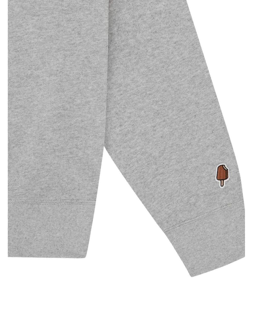 ICECREAM White Running-Dog Print Sweatshirt for men