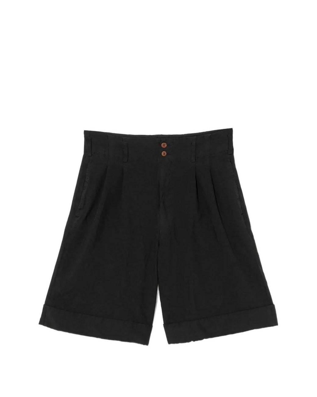 Comme des Garçons Black Ruffled Shorts