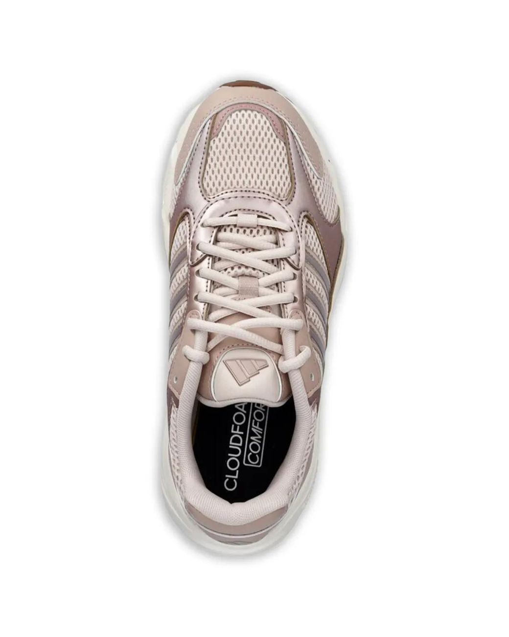 Adidas White Stripes Lace-Up Sneakers