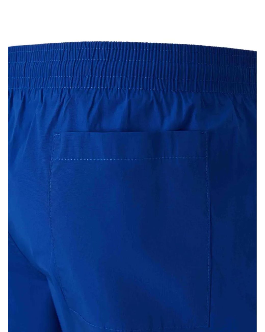 DSquared² Blue Logo Midi Boxer Swim Shorts for men
