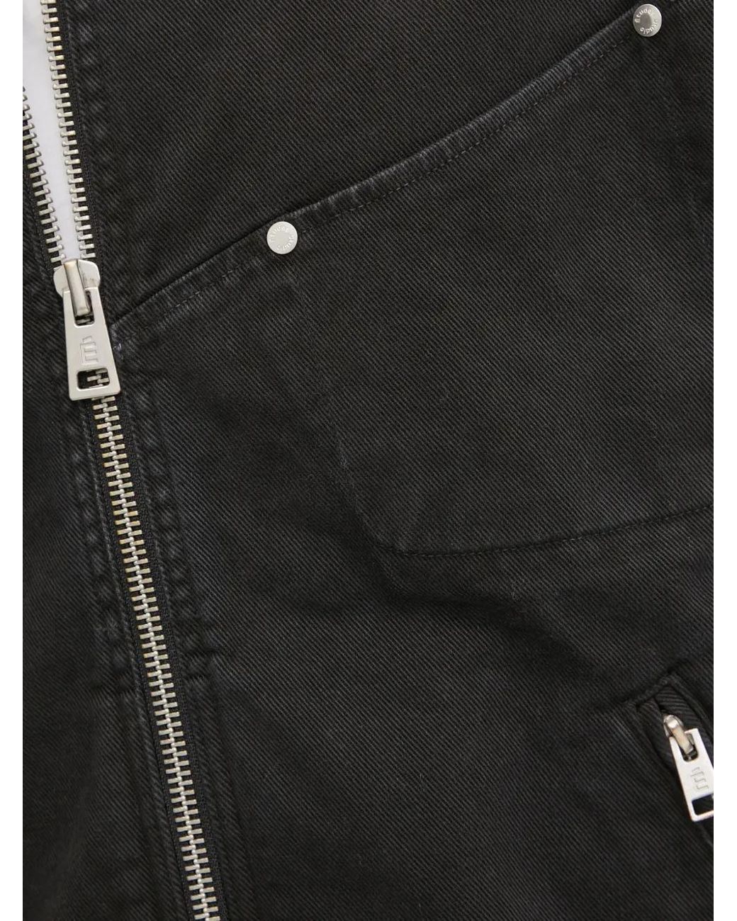 Etudes Studio Black Zip-Pocket Jacket for men