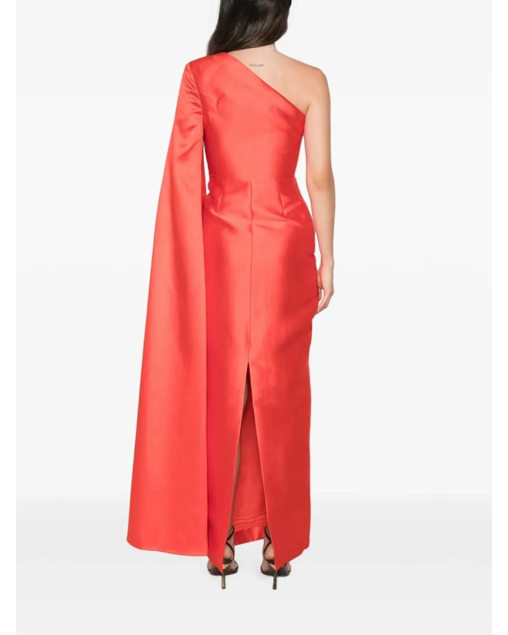 Solace London Red Veya Maxi Dress