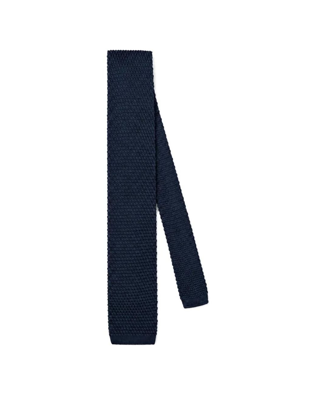 CAVENDISH® Blue Knitted Silk Tie
