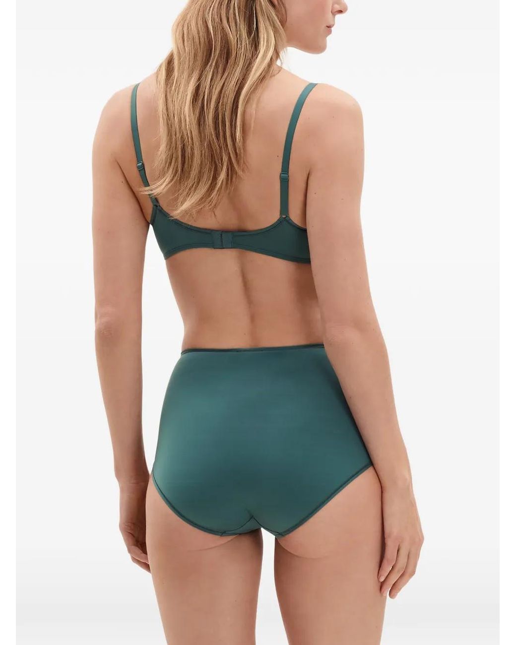 Eres Green Culotte Brina Soyeuse À Taille Haute