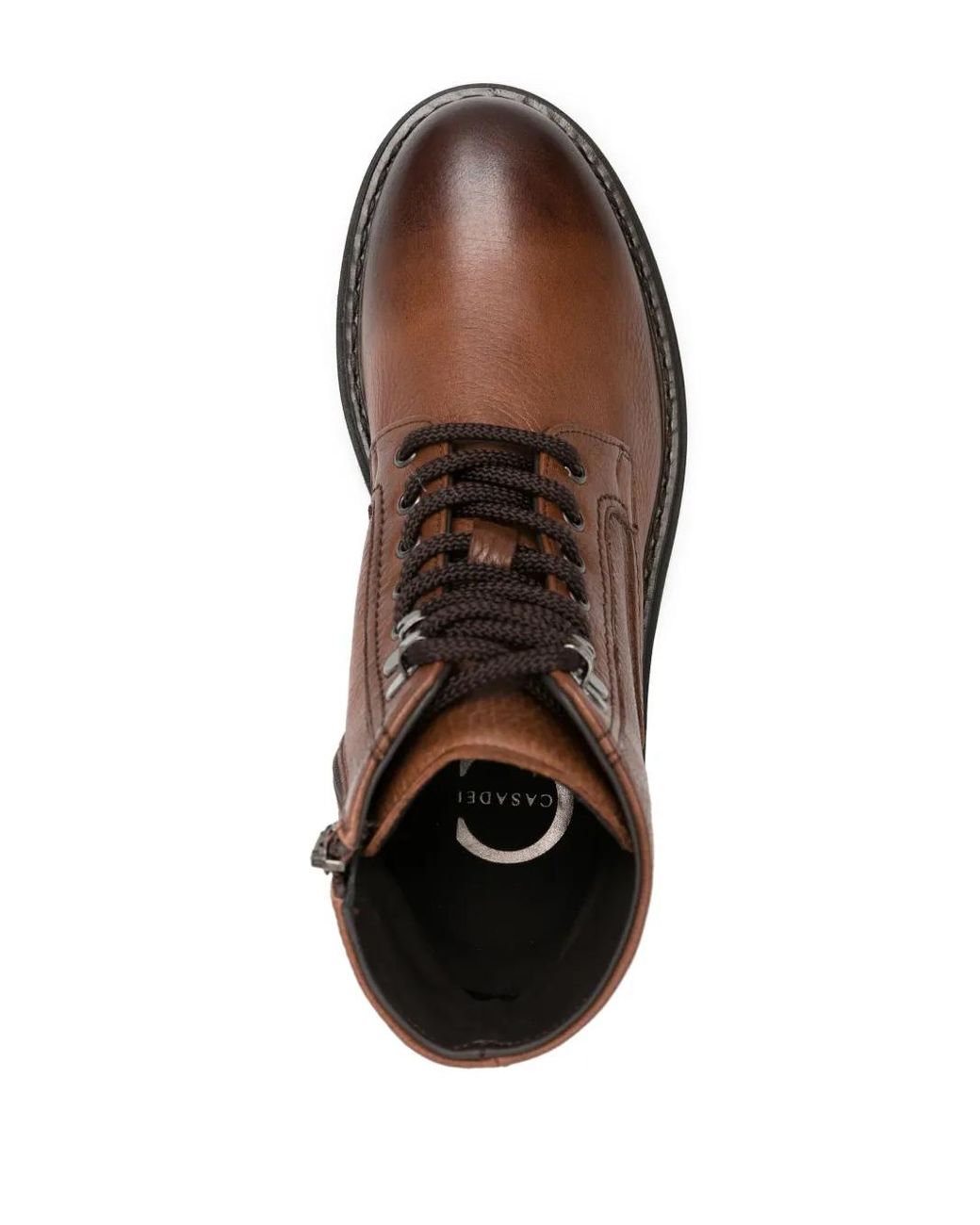 Casadei Brown Beatles Anticato Booties for men