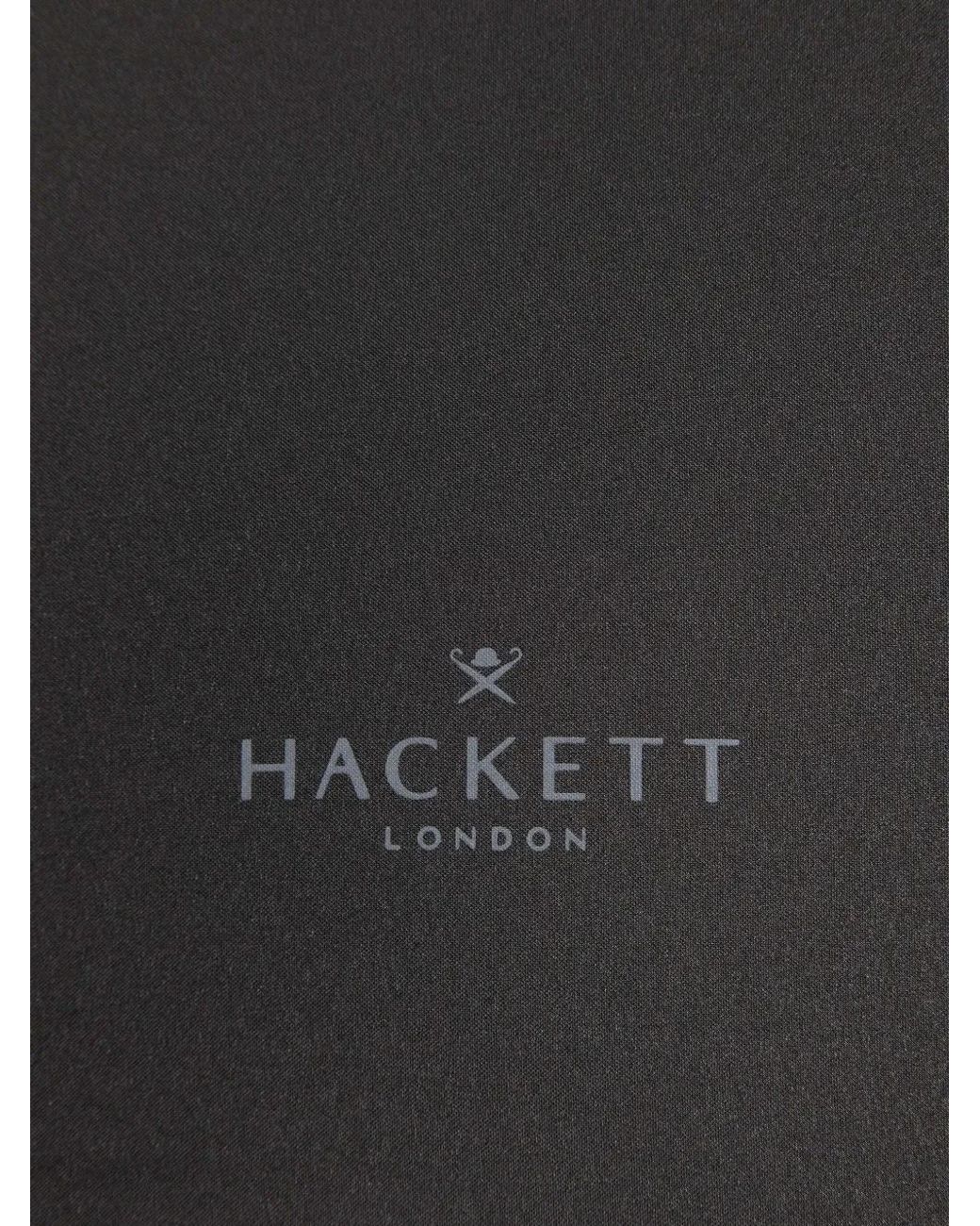 Hackett Black Wooden-Handle Umbrella