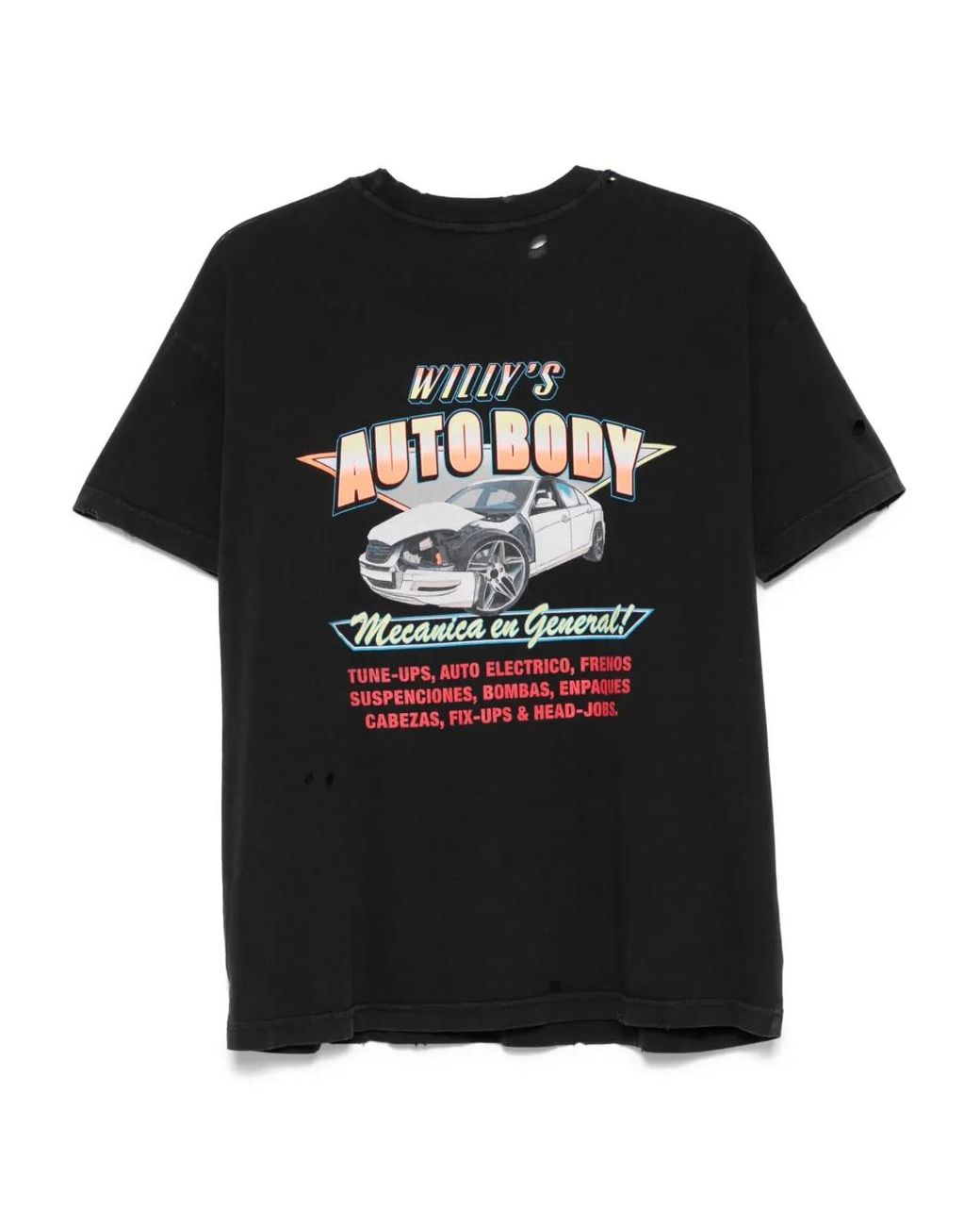 Willy Chavarria Black Logo-Patch T-Shirt for men
