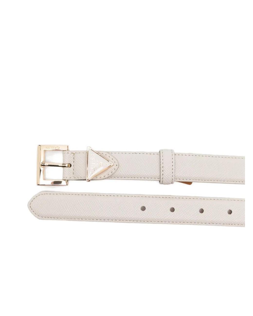Guess Pink Ceinture À Boucle À Logo Triangulaire