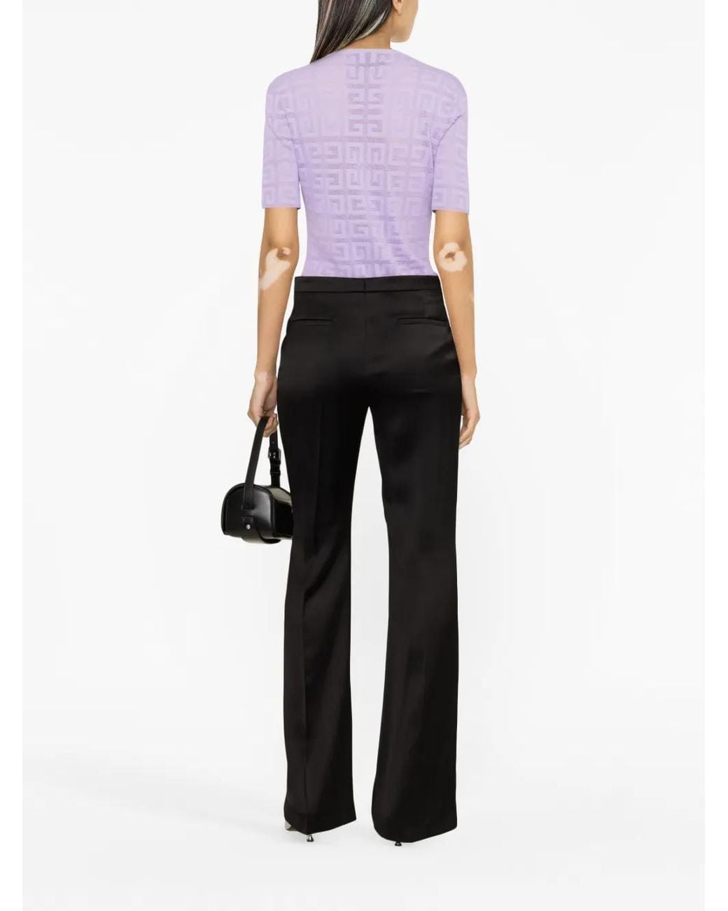 Givenchy Black Satin Pant