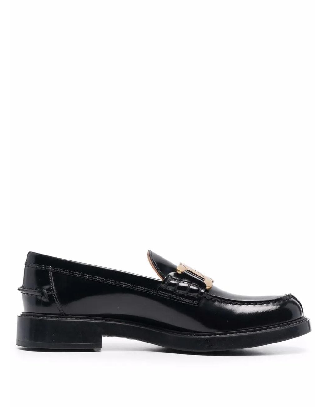 Tod's Black Flat Shoes