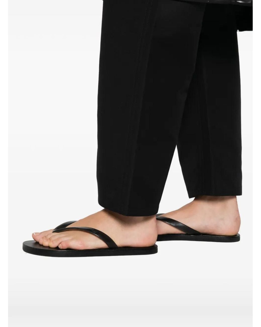 Sofie D'Hoore Black Phill Straight-Leg Trousers