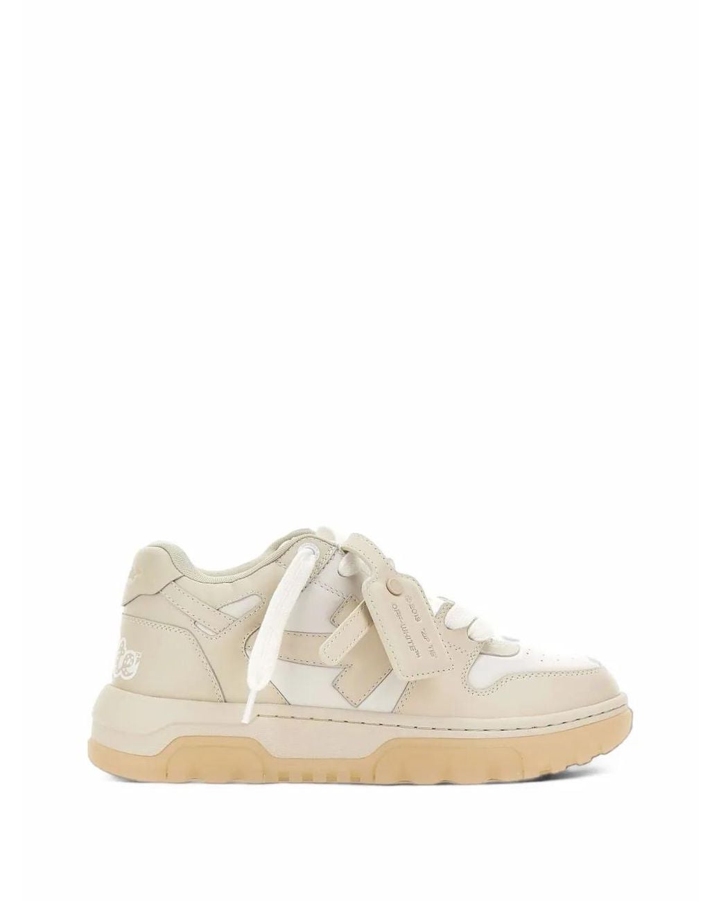 Off-White c/o Virgil Abloh White Out Of Office Chunky Varsity Sneakers