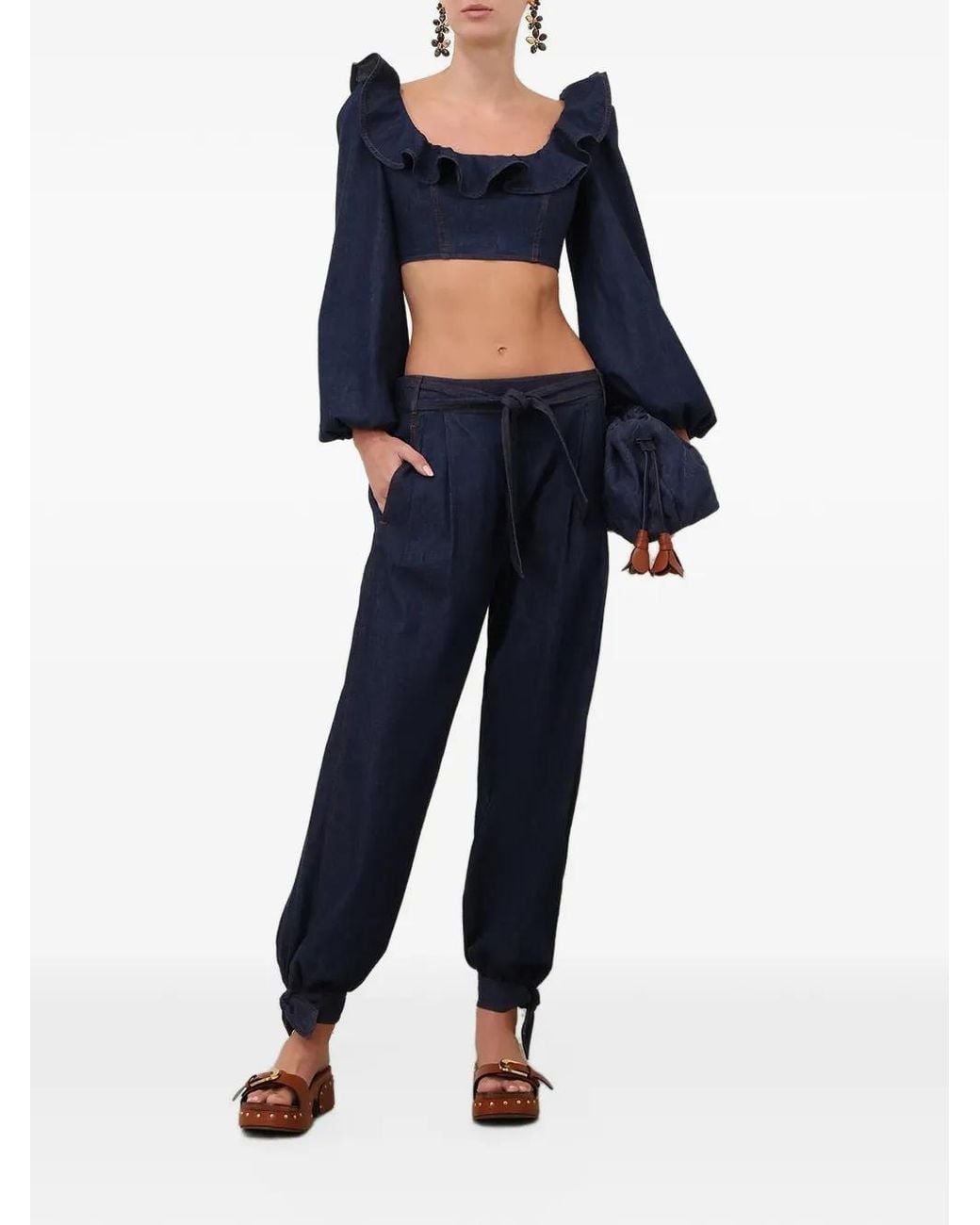 Zimmermann Blue 'aster' Top