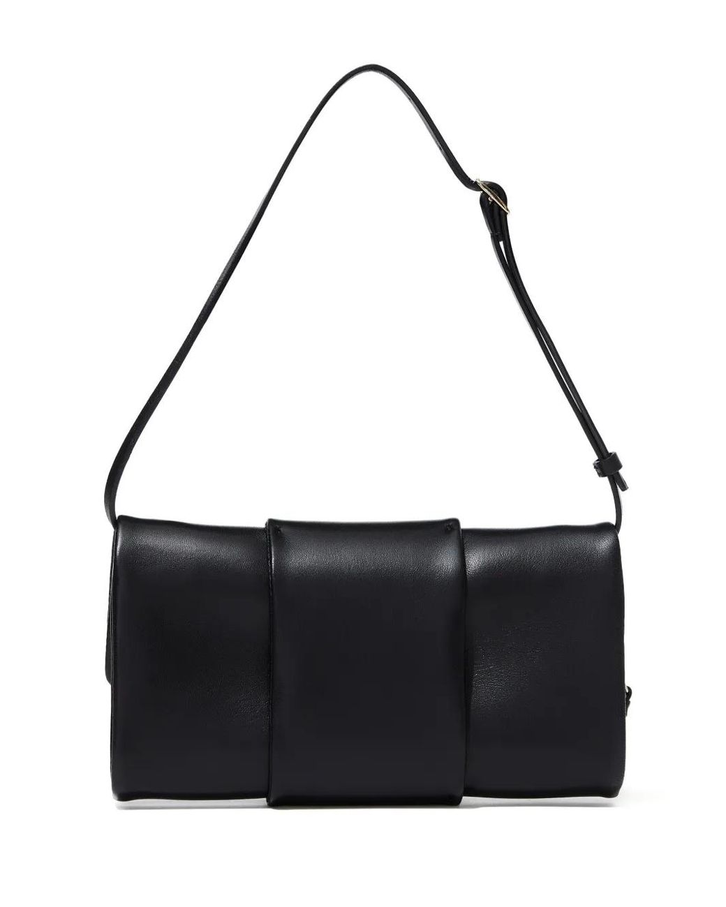 Proenza Schouler Black Flip Leather Shoulder Bag