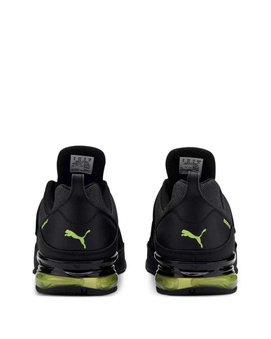 PUMA Black Cell Regulate Bold Strap Sneakers for men