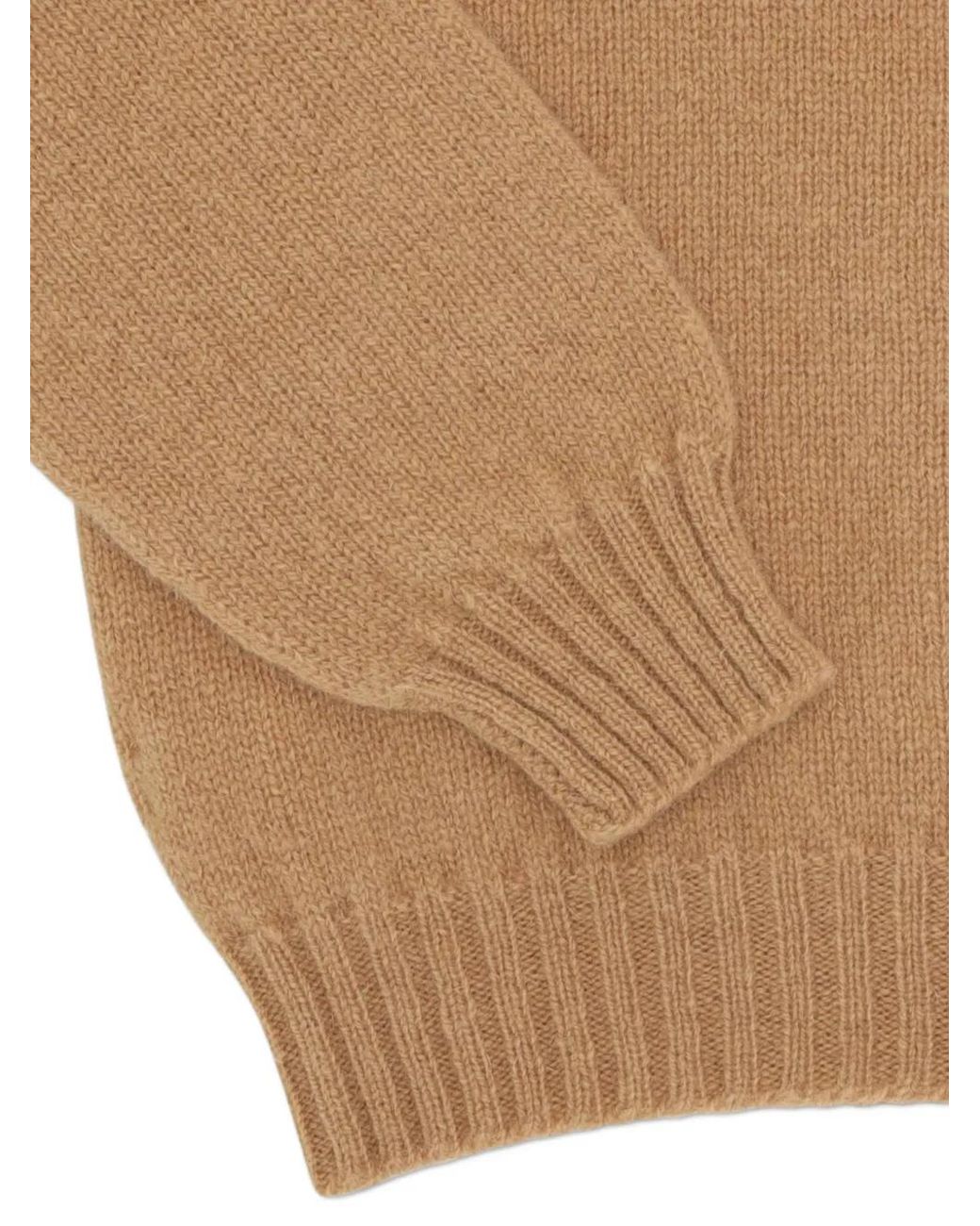 Fortela Natural Shetland Crew-Neck Sweater for men