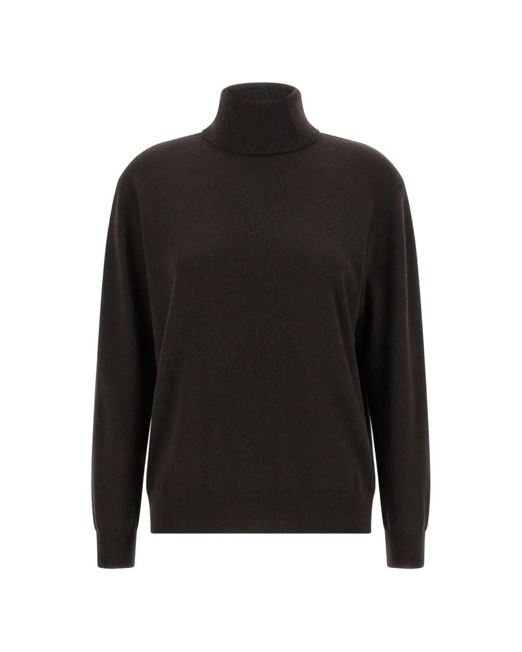 Brunello Cucinelli Black High-Neck Sweater